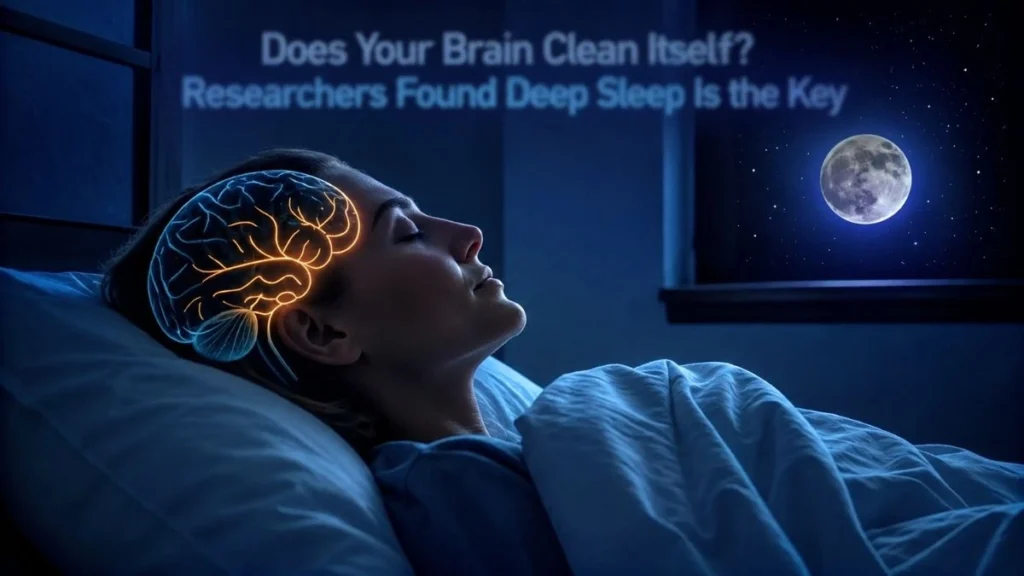 Does Your Brain Clean Itself? Researchers Found Deep Sleep Is the Key